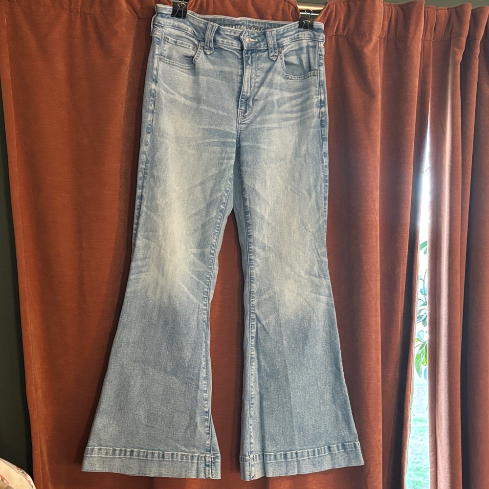 American Eagle Outfitters Next Level Stretch Festival Flare Jeans